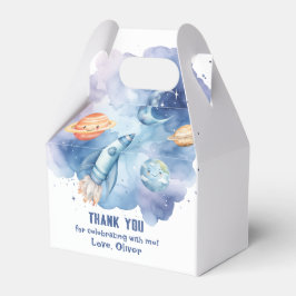 Caixinha De Lembrancinhas Outer Space Primeira Viagem em torno do aniversári