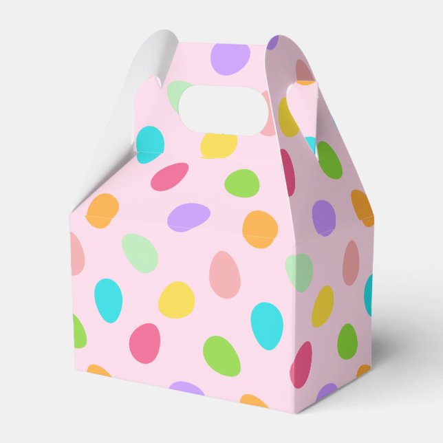 Caixinha De Lembrancinhas Ovos Básicos Rosa (Frente)