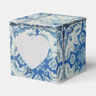 Caixinha De Lembrancinhas Padrão Antiquado de Azulejos Portugueses - Azulej