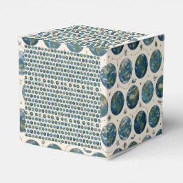 Caixinha De Lembrancinhas Padrão da Terra