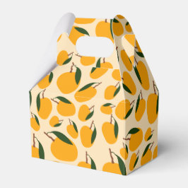 Caixinha De Lembrancinhas Padrão de Fruta Mango Summer