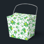 Caixinha De Lembrancinhas Padrão de Ilustração Botânica Amarela Daffodil<br><div class="desc">Preencha esta caixa de favoritos do padrão botânico amarelo bonito com guloseimas para você levar para casa. Aniversário,  casamentos ou chás.</div>