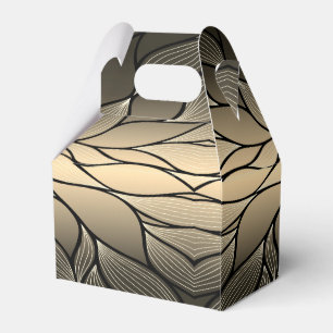 Caixinha De Lembrancinhas Padrão de licença criativa Dourada antiga