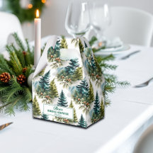 Padrão de pinheiro de aquarela Chá de panela de in