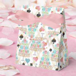 Caixinha De Lembrancinhas Padrão de tempo do chá