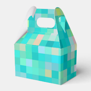 Caixinha De Lembrancinhas Padrão Multicolorido de Arte Pixel
