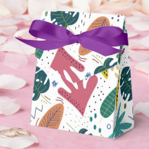 padrão tropical com folhas coloridas