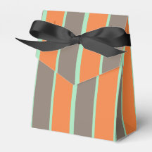 Padrão verde, cinza e listras laranja