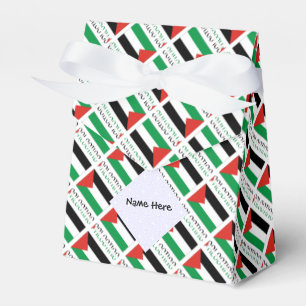Caixinha De Lembrancinhas Palestina Bandeira Palestina Personalizado Nome