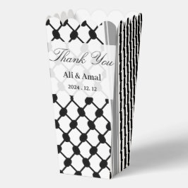 Caixinha De Lembrancinhas Palestina Hatta Keffiyeh Obrigado Casamento