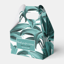 Palm Botânico Tropical Vintage Aquarela Verde Água