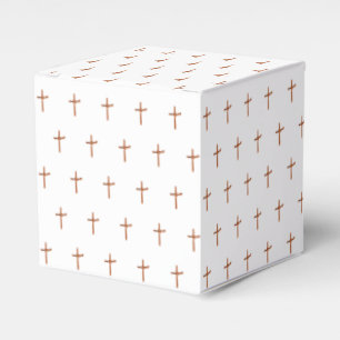 Caixinha De Lembrancinhas Palm Cross Pattern