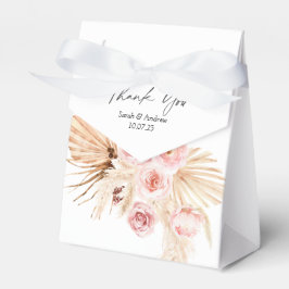 Caixinha De Lembrancinhas pampas herbáceo boho aquarela casamento floral