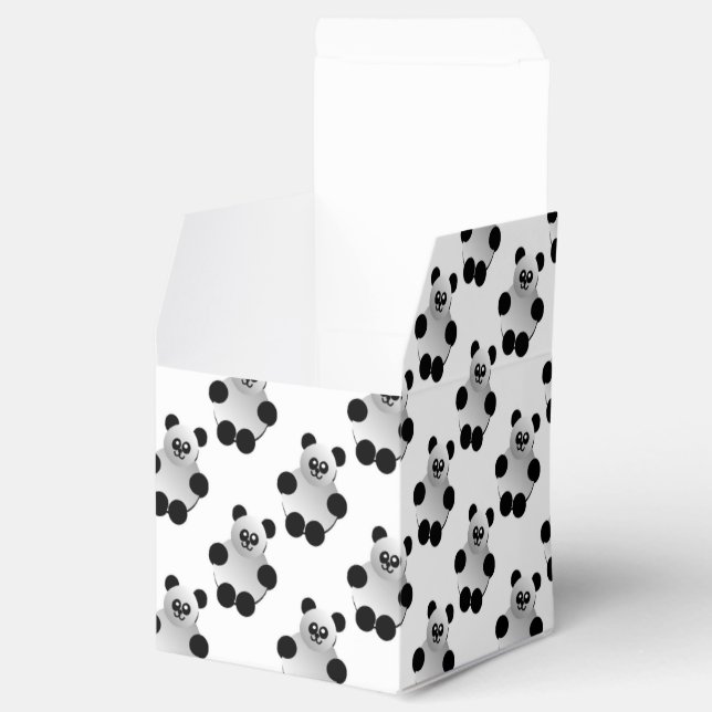Caixinha De Lembrancinhas Panda Cute Pattern (Aberto)