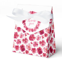 Pansias com mudo vermelho escuro cor-de-água rosa