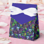 Caixinha De Lembrancinhas Pansies [purple] Special gift tent<br><div class="desc">A unique display of pansies. Perfect for wedding or birthday gifts. Be sure to check out the other color options. Pansies are a favorite! Gift tags and cards also available.</div>