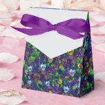 Caixinha De Lembrancinhas Pansies [purple] Special gift tent<br><div class="desc">A unique display of pansies. Perfect for wedding or birthday gifts. Be sure to check out the other color options. Pansies are a favorite! Gift tags and cards also available.</div>