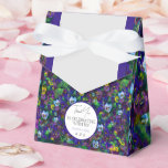 Caixinha De Lembrancinhas Pansies [purple] Special gift tent W/ label<br><div class="desc">A unique display of pansies. Perfect for wedding or birthday gifts. Be sure to check out the other color options. Pansies are a favorite! Gift tags and cards also available. Customize to your liking.</div>