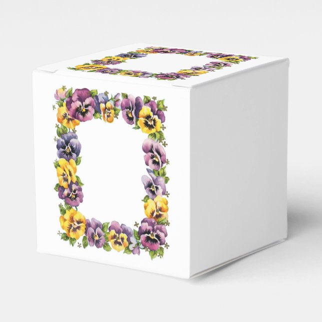 Caixinha De Lembrancinhas Pansy Gift Box (Frente)