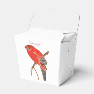 Caixinha De Lembrancinhas Papagaio vermelho tropical Thunder_Cove