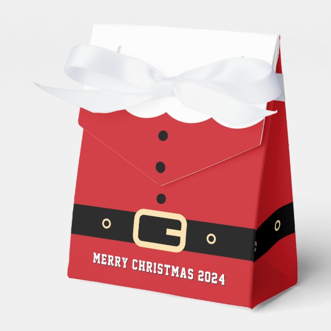 Caixinha De Lembrancinhas Papai Noel Felry Natal (Frente)