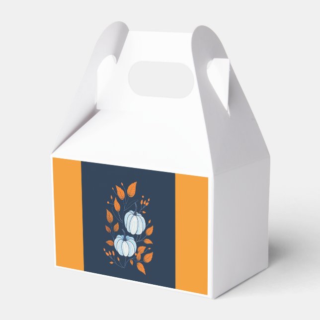 Caixinha De Lembrancinhas Papel de Abóbora (Frente)