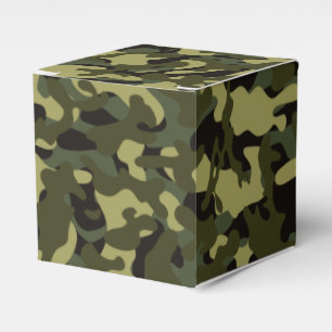 Caixinha De Lembrancinhas Papel de seda camuflado Euro Spring