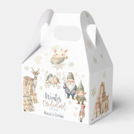 Caixinha De Lembrancinhas Parabéns de inverno