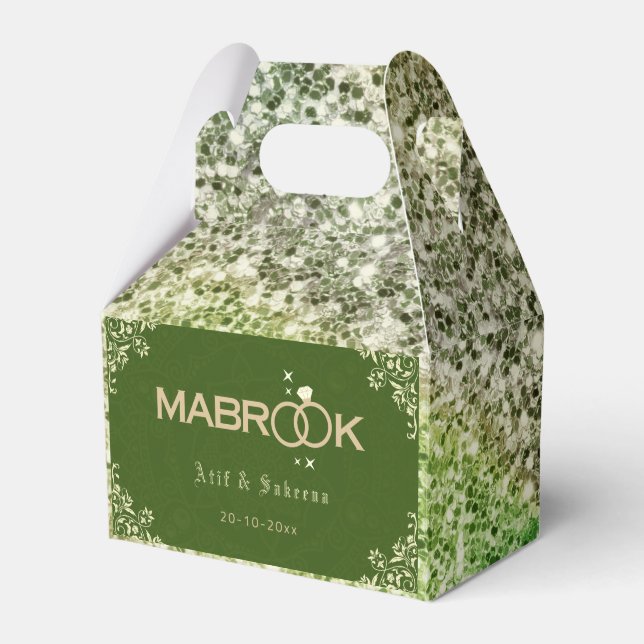 Caixinha De Lembrancinhas Parabéns pelo casamento (Frente)