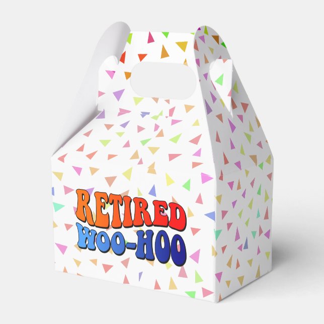 Caixinha De Lembrancinhas Parte de aposentadoria (Verso)