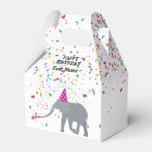 Partículas de elefante - Animais na Festa de anive