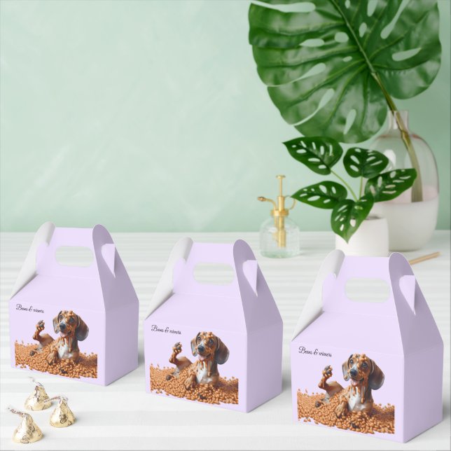 Caixinha De Lembrancinhas Partido Dachshund (Múltiplo)
