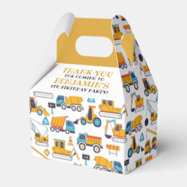 Caixinha De Lembrancinhas Partido de Bombeiros de Construção Aniversário