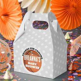 Caixinha De Lembrancinhas Partido de Chá de fraldas de Basquete