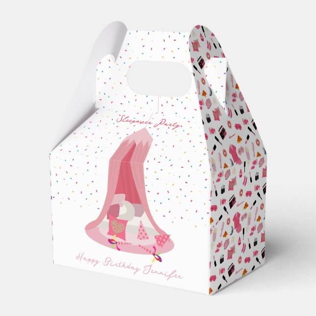 Caixinha De Lembrancinhas Partido do Aniversário de criança de Tendência do  (Frente)