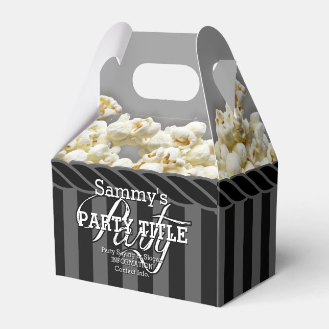 Caixinha De Lembrancinhas Partido Personalizado do Dia Pirata (Frente)