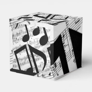 Caixinha De Lembrancinhas Partitura artística