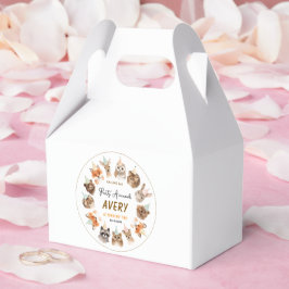 Caixinha De Lembrancinhas Party Animals 2nd Birthday | Cute Jungle Animal