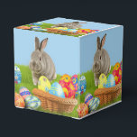 Caixinha De Lembrancinhas Páscoa bonita Bunnypara um humor positivo<br><div class="desc">Bonita Páscoa Bunnypara um bom humor. Você pode encontrar aqueles correspondentes para este design na minha coleção. Itens correspondentes disponíveis.</div>