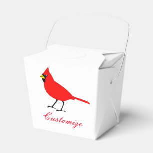 Caixinha De Lembrancinhas Pássaro cardinal vermelho Thunder_Cove