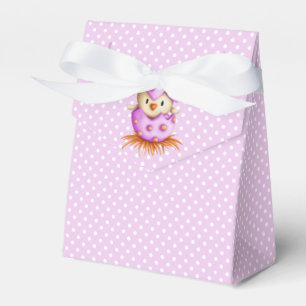 Caixinha De Lembrancinhas Pássaro Pequeno Simples Rosa