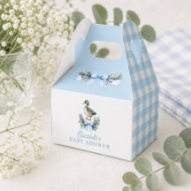 Pato Mallard Menino Bebê Azul Chá de Bebê