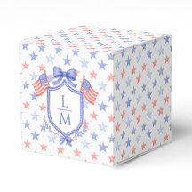 Patriotic Blue and Red Stars