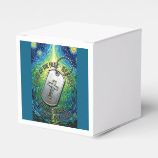 Caixinha De Lembrancinhas Patriotic Military Christian Dog Tag Free Land