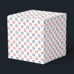 Caixinha De Lembrancinhas Patriotic Stars<br><div class="desc">This gift favor box is shown in a red,  white and blue stars print.  
Choose from many styles,  customize this item or buy as is.




Licensed Print</div>