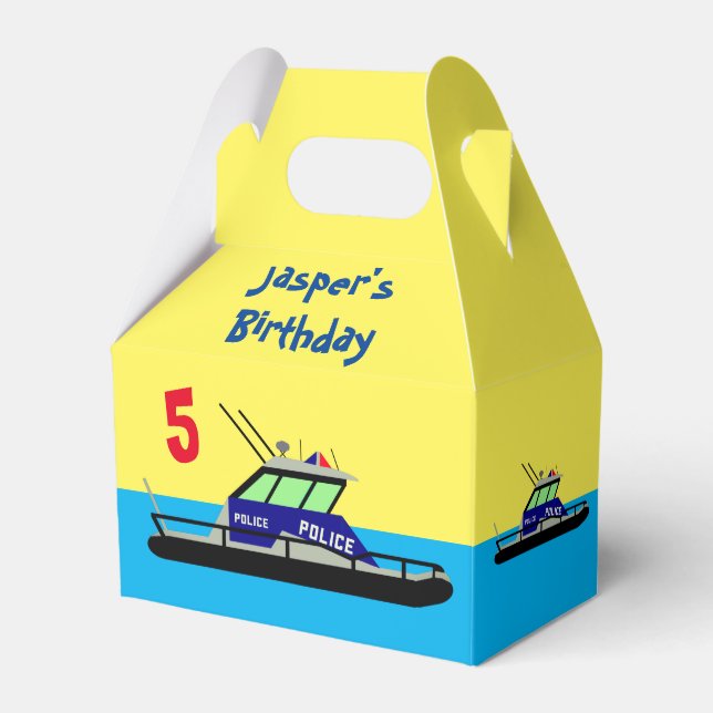 Caixinha De Lembrancinhas Patrol Boat (Frente)