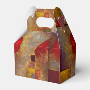 Caixinha De Lembrancinhas Paul Klee Balão Vermelho Arte Colorida Abstrata