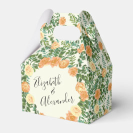 Caixinha De Lembrancinhas Peach Ivory Wedding Vintage Rosa