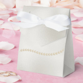 Caixinha De Lembrancinhas Pearls White Luxe Weding