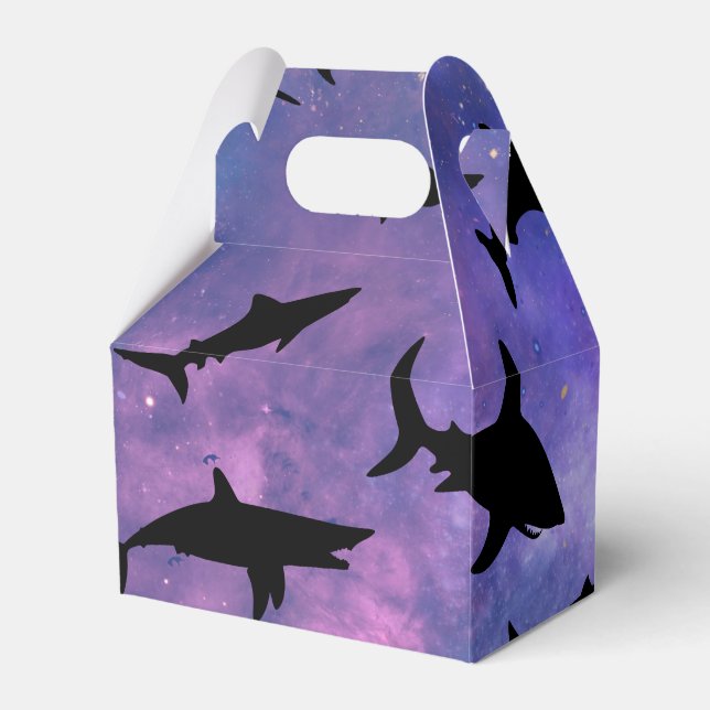 Caixinha De Lembrancinhas Peixe-tubarão simples mandíbulas-baleias padrão ga (Frente)